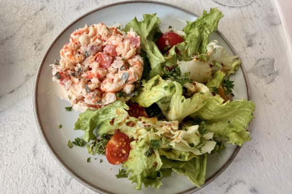 le tartare d'écrevisses