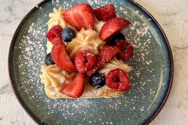 feuilleté crémeux aux fruits de saison